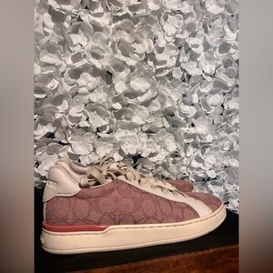 Coach Pink and Cream Sneakers